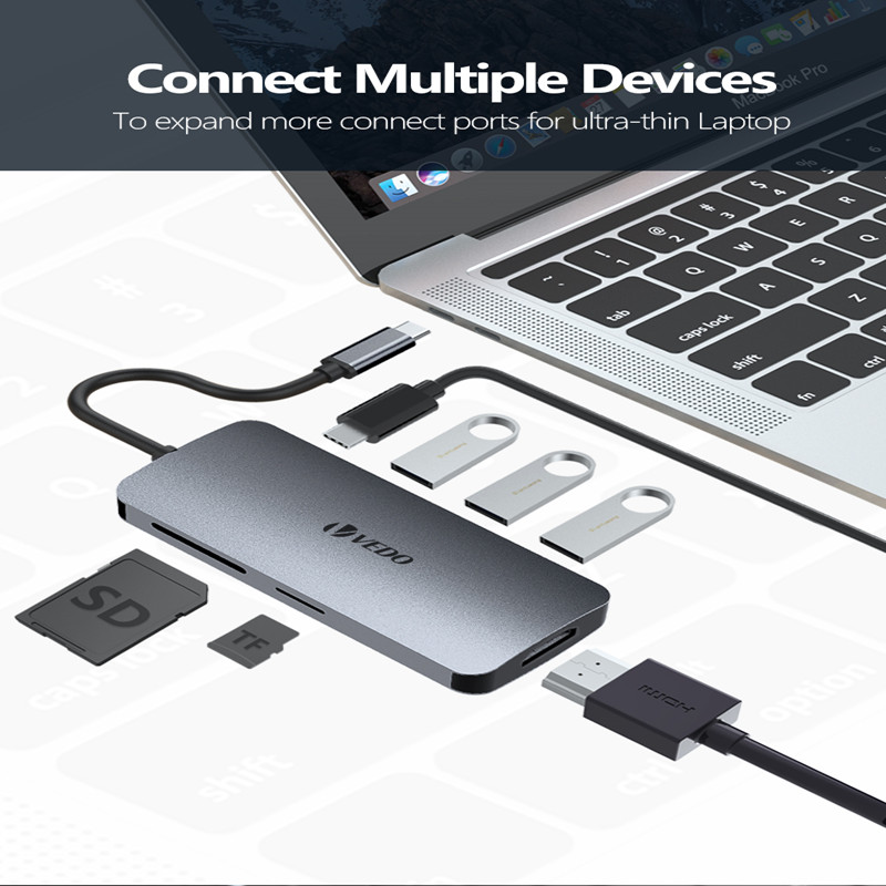7-in-1 USB-C HUB expansion dock  UCN3241