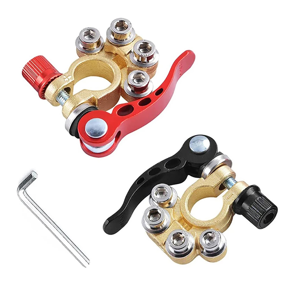 Conector Terminal Bateria C/ Engate Rápido Carro Par DT01